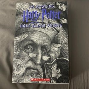 Harry Potter half-blood prince paper back book